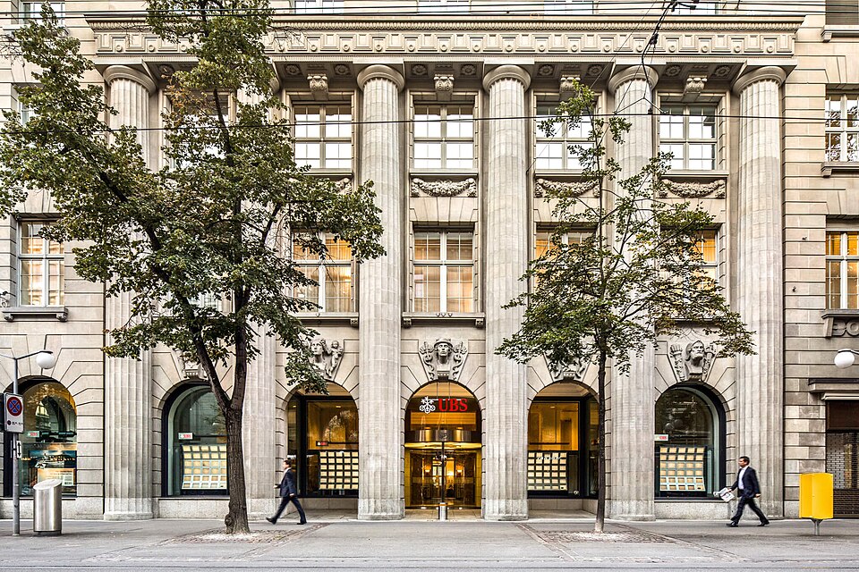 headquarters of UBS in Zurich
